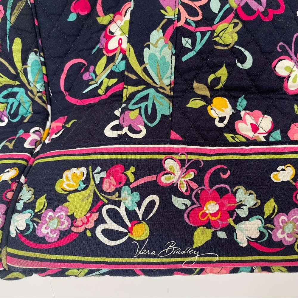 Vera Bradley Blue Floral Travel Duffle Bag - XL - Picture 2 of 12